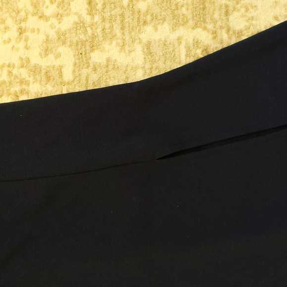 My Michelle Ruched Slit Maxi Skirt Junior 1 Navy - Picture 6 of 16